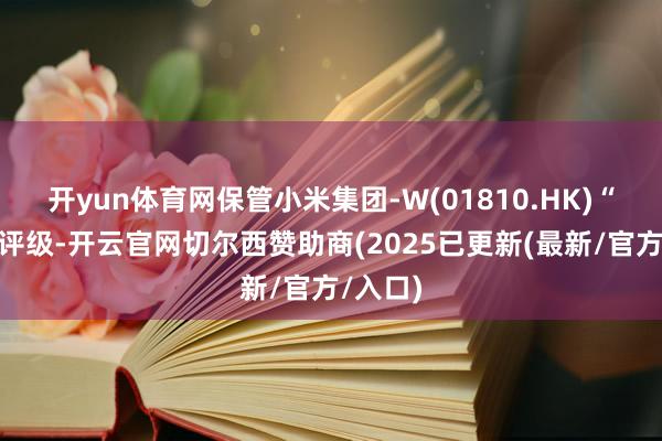 开yun体育网保管小米集团-W(01810.HK)“买入”评级-开云官网切尔西赞助商(2025已更新(最新/官方/入口)