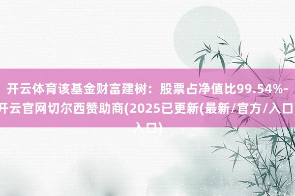 开云体育该基金财富建树：股票占净值比99.54%-开云官网切尔西赞助商(2025已更新(最新/官方/入口)