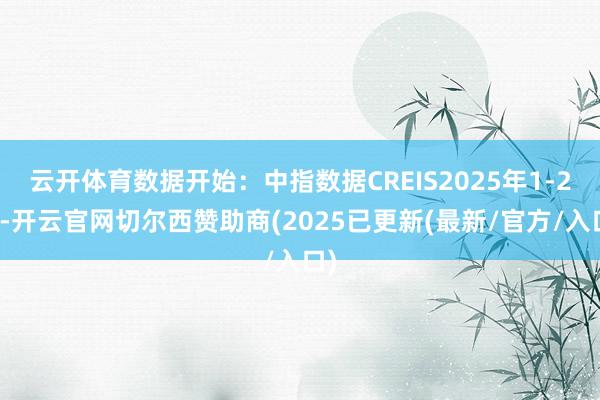 云开体育数据开始：中指数据CREIS2025年1-2月-开云官网切尔西赞助商(2025已更新(最新/官方/入口)